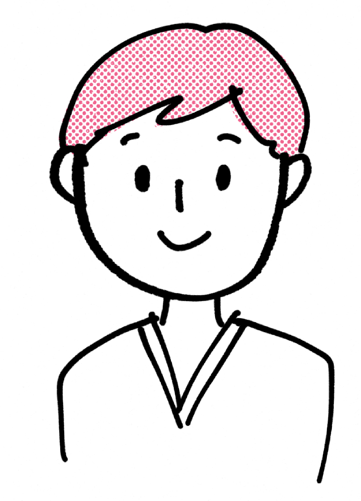 プライベートが充実できた！イラスト