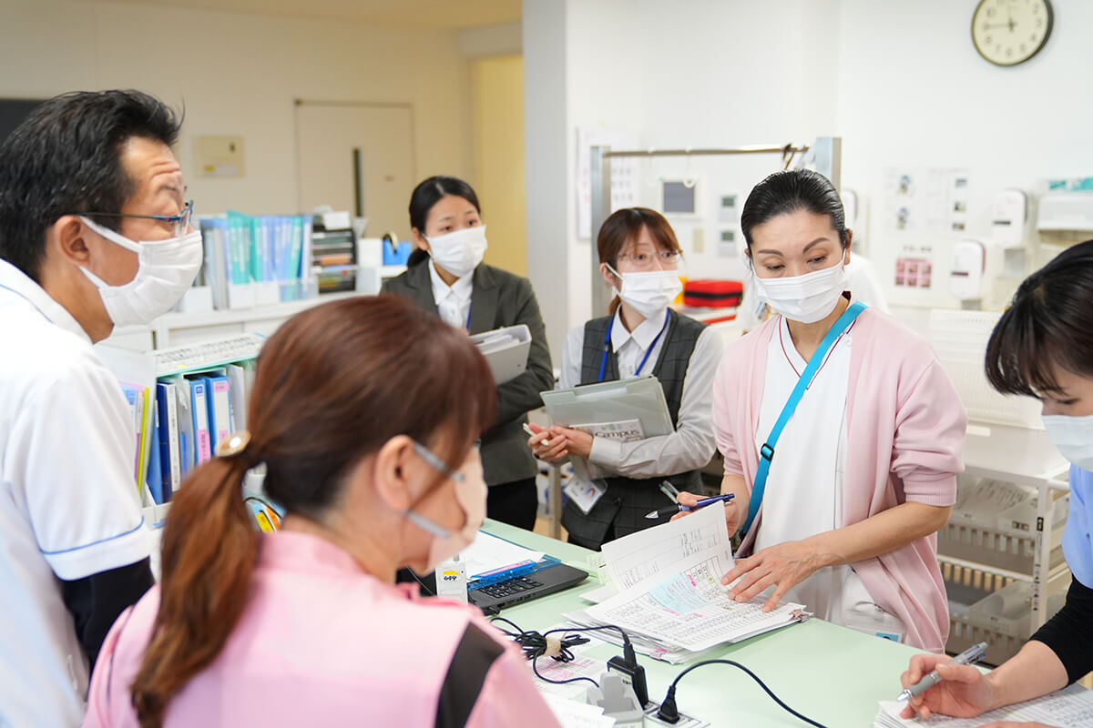 朝礼・申し送り