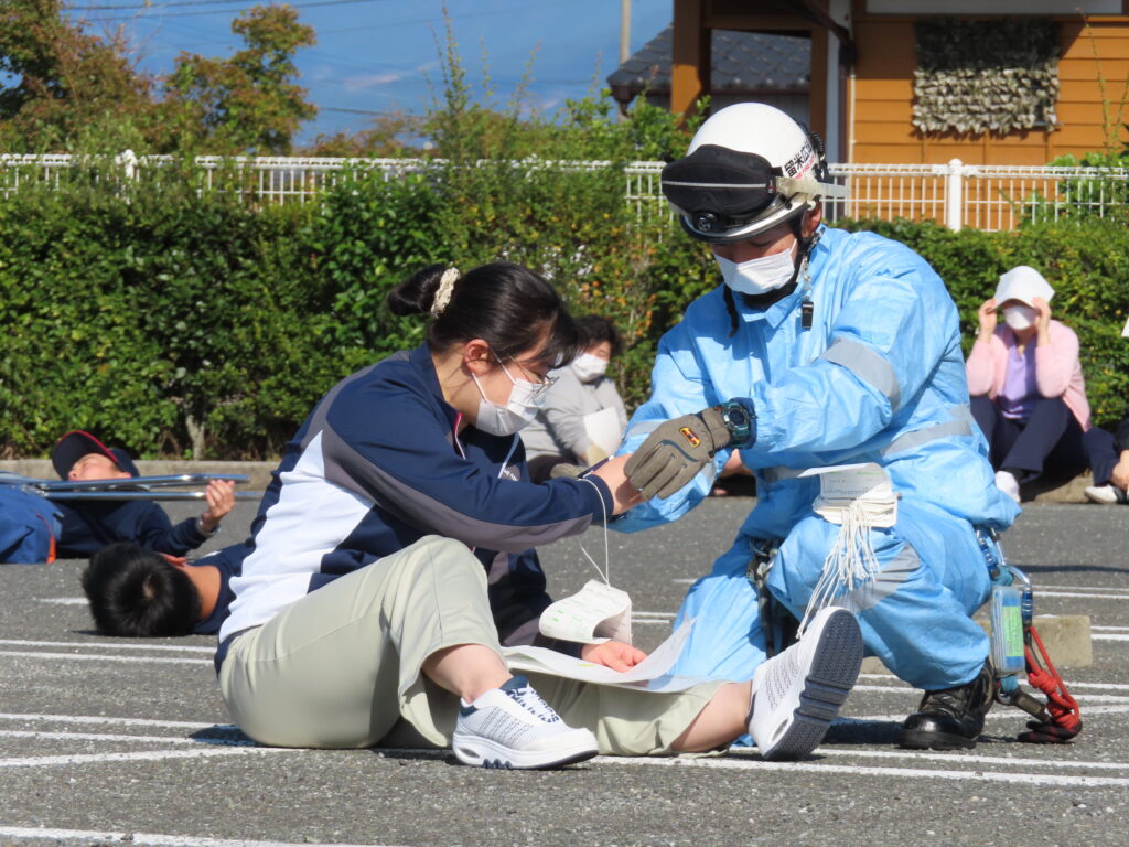 久留米広域消防本部と患者