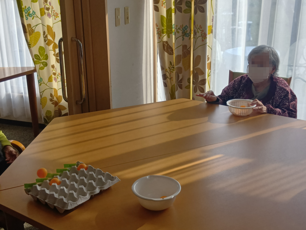 ピンポンゲームを楽しむ様子