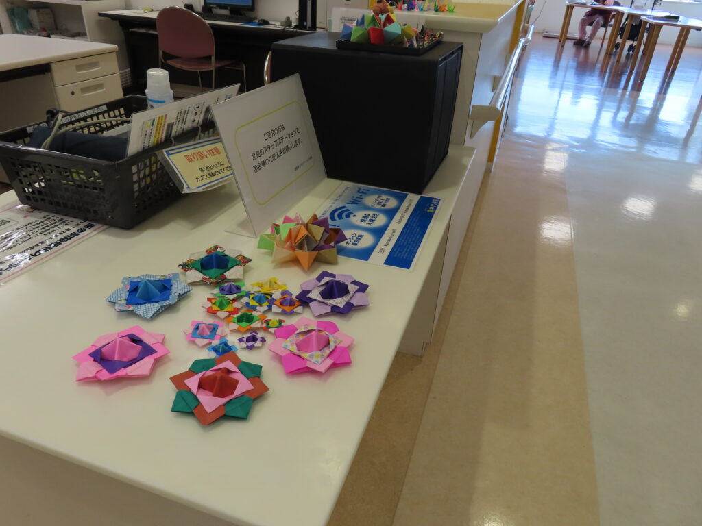 患者さん　折り紙