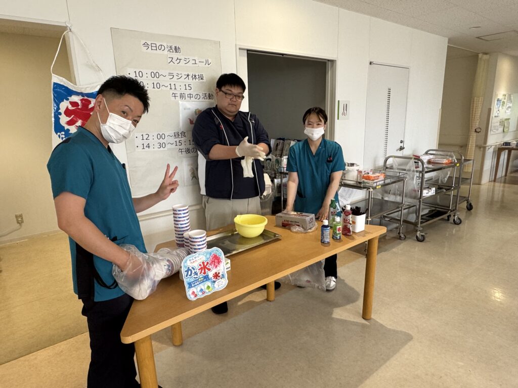 夏祭り 病院 かき氷