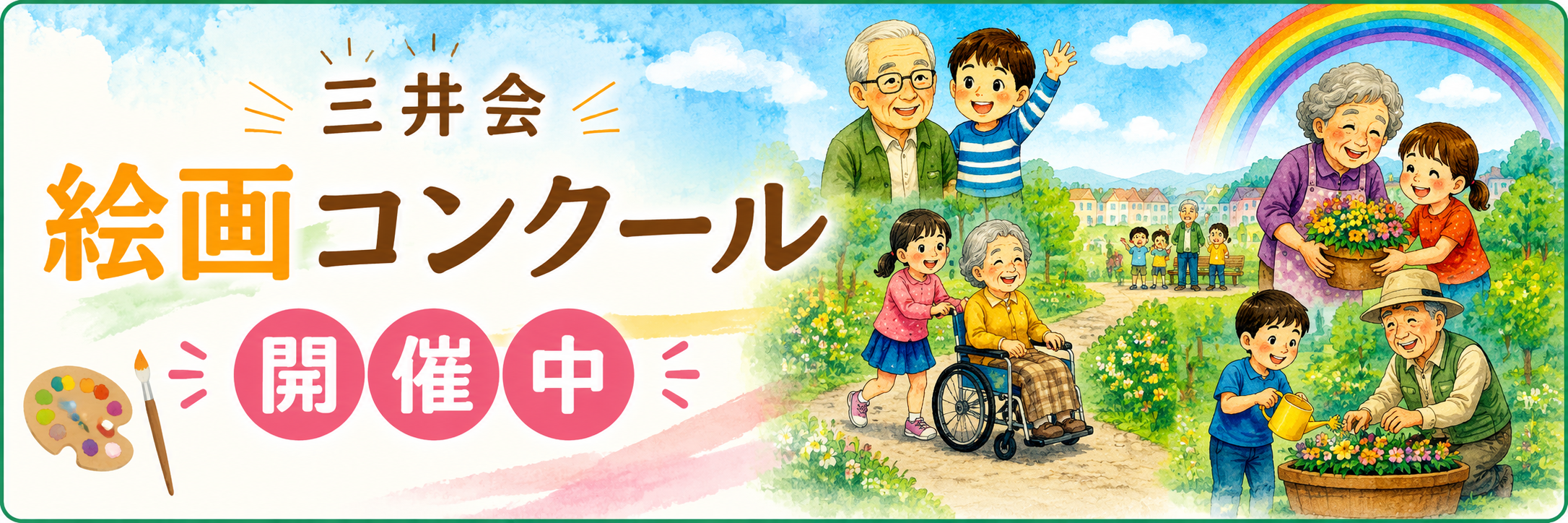 第1回 三井会 絵画コンクール開催中